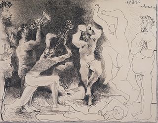 Pablo Picasso, "La Danse des Faunes" Lithograph