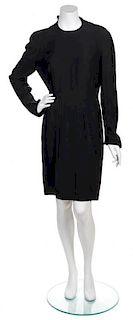* A Thierry Mugler Black Dress, Size 40.