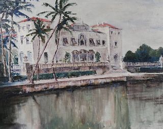 JOHN LANGFORD, Vizcaya, Oil on Canvas