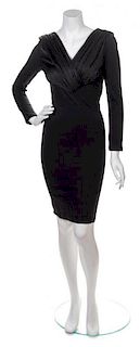 * An Yves Saint Laurent Black Dress,