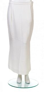 An Yves Saint Laurent Cream Skirt,