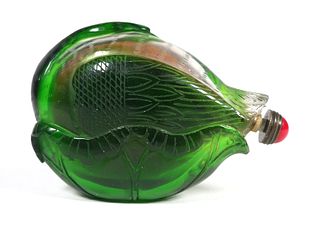Chinese Cameo Glass Goose SNUFF BOTTLE
