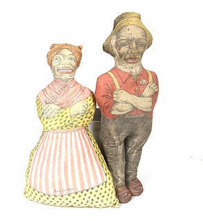 Aunt Jemima and Uncle Mose Advertising Dolls