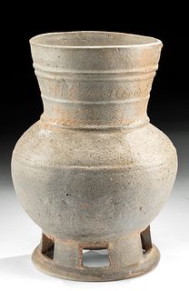 Korean Silla Kingdom Pottery Kobae Vase