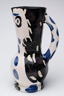Pablo Picasso, Spanish/Fr. 1881-1973, Cruchon Hibou Pitcher, Ceramic Pottery