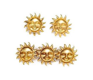 A Linda Levinson Sun Jewelry Ensemble,