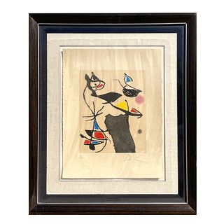 Joan Miro (Spanish,1893-1983) Aquatint