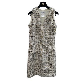 Chanel Tweed Sleeveless Dress