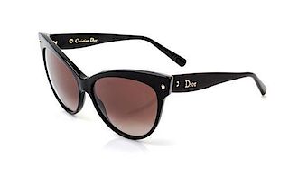 * A Pair of Christian Dior Black Cat Eye Sunglasses,
