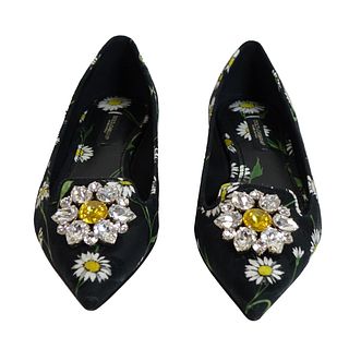 Dolce & Gabbana Flats with Crystals
