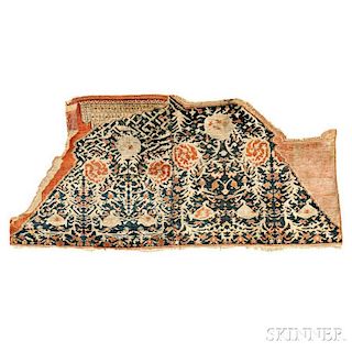 Silk Tabriz Saddle Rug