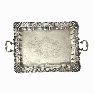 Antique Sterling Silver Serving Tray