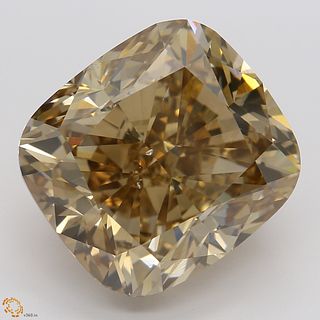 8.01 ct, Natural Fancy Dark Orange Brown Even Color, SI1, Cushion cut Diamond (GIA Graded), Unmounted, Appraised Value: $101,600 