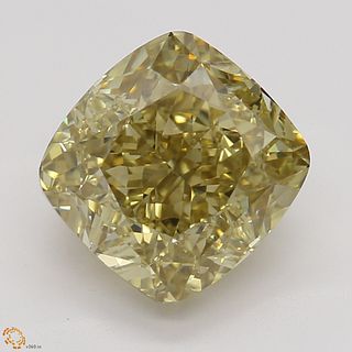 2.31 ct, Natural Fancy Brownish Yellow Even Color, VS1, Cushion cut Diamond (GIA Graded), Unmounted, Appraised Value: $14,300 