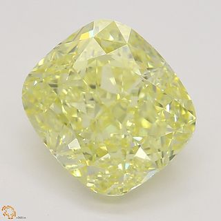 2.51 ct, Natural Fancy Intense Yellow Even Color, IF, Cushion cut Diamond (GIA Graded), Unmounted, Appraised Value: $70,200 