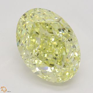 3.02 ct, Natural Fancy Yellow Even Color, VS1, Oval cut Diamond (GIA Graded), Unmounted, Appraised Value: $58,500 