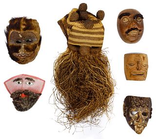 Central American, Mexican and African Mask Assortment