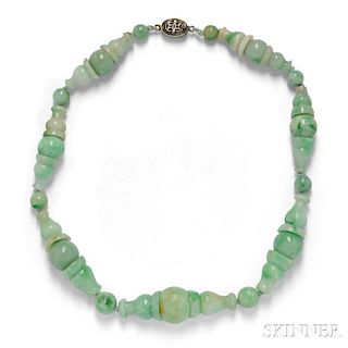 Art Deco Jade Necklace