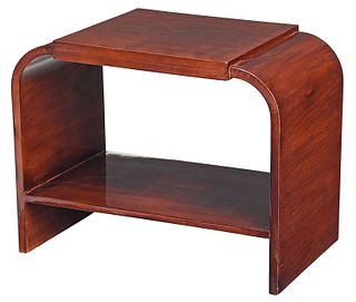 Art Deco Mahogany Side Table