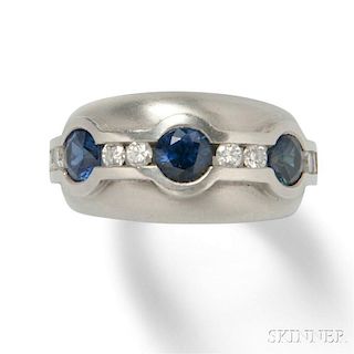 Platinum, Sapphire, and Diamond Ring, Kieselstein-Cord