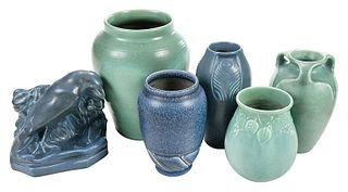 Rookwood Art Pottery Vases and Bookend