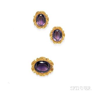 Antique Gold and Amethyst Suite