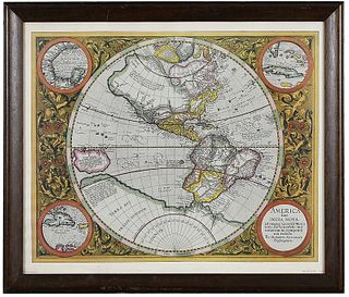Penn Prints Map of America, Mercator