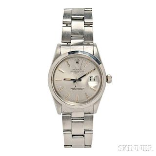 Gentleman's Stainless Steel "Oyster Perpetual" Wristwatch, Rolex