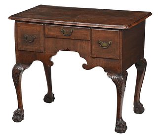 George II Carved Walnut Dressing Table