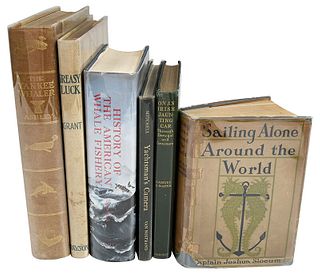 Six Transportation And Whaling Books