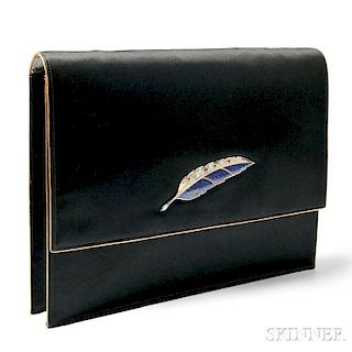 Black Silk Evening Bag, Cartier
