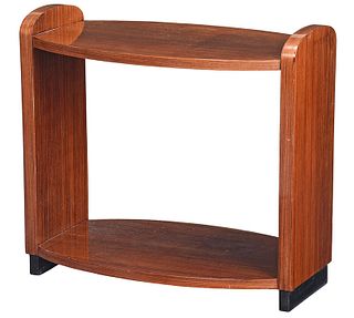 Art Deco Rosewood Two Tier Side Table