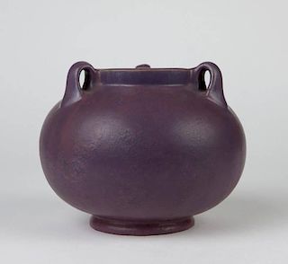 A Fulper pottery vase