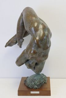 Jose Ines . "Escultor"  Bronze Sculpture .