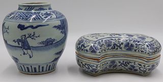 Grouping of Chinese Blue and White Porcelain.