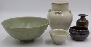 5 pcs. of Ex-Sotheby's Chinese Pottery.