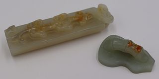 Carved Jade Grouping.