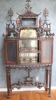 Antique Highly & Finely Carved Chinese Chippendale