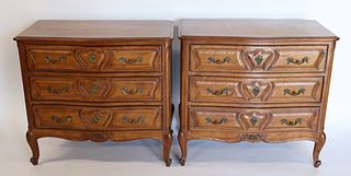 A Vintage & Quality Pr Of Louis XV Style Commodes