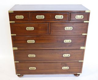 Vintage And Finest Quality Campaign Style Chest.