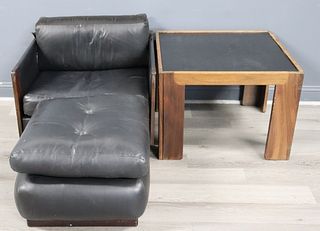 Cassina Afra  And Tobia "920" Chair & Ottoman