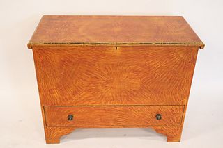 Fine Quality Grain Painted David T. Smith Trunk