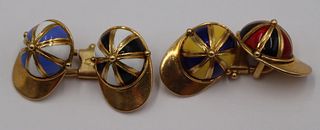 JEWELRY. Pair of Carlo Weingrill 18kt Gold and