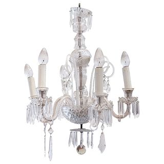 CHANDELIER FRANCE, EARLY 20TH CENTURY MARIA THERESA Style Made with crystal, 6 lights  25.5" (65 cm)