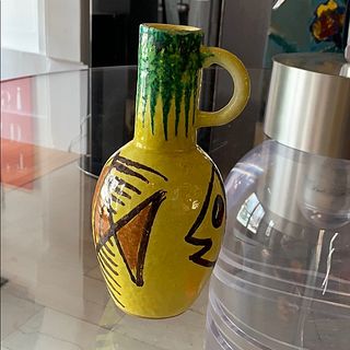 Vintage Italian pitcher/vase handmade and signed
