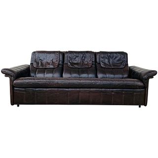 3-Seat Leather Sofa by De Sede, Switzerland