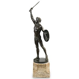 Eug. Wagner "Gladiator in Victory Pose" Bronze