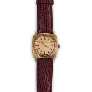 Vintage Lucien Piccard 14k Gold Watch