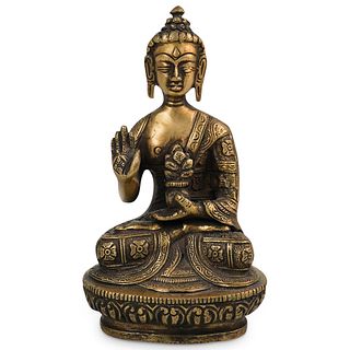 Tibetan Bronze Sitting Buddha Statue