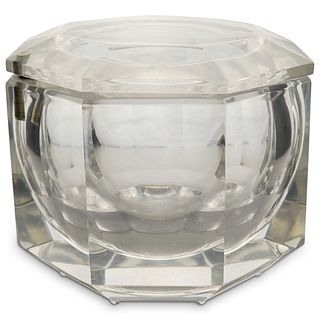 Carole Stupell Faceted Swivel Top Lucite Ice Bucket